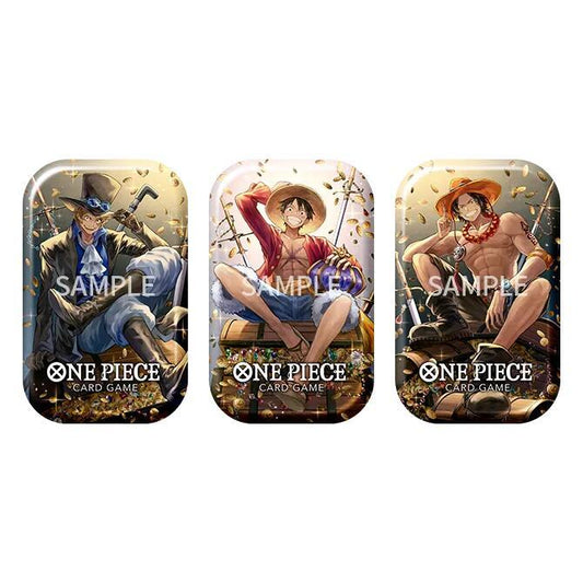 One Piece Tin Pack Set Vol. 2 - Monkey.D.Luffy / Sabo / Portgas.D.Ace