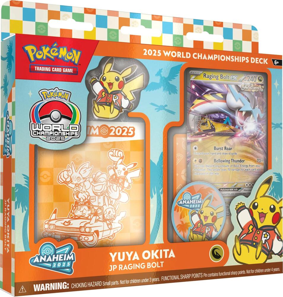 Pokemon TCG: 2025 World Championships Deck - Yuya Okita (JP Raging Bolt)