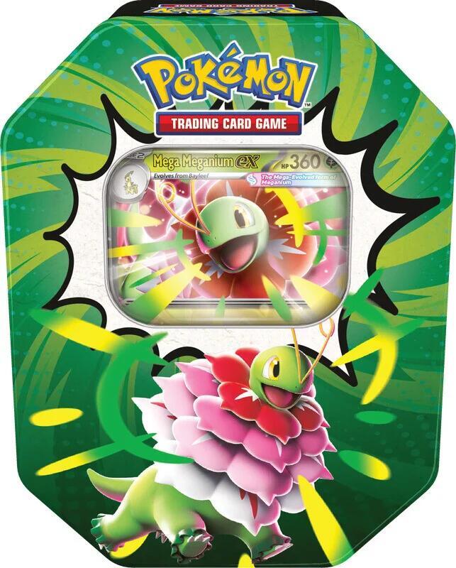 Pokemon TCG: Mega Evolution - Ascended Heroes Tin (Mega Meganium ex)