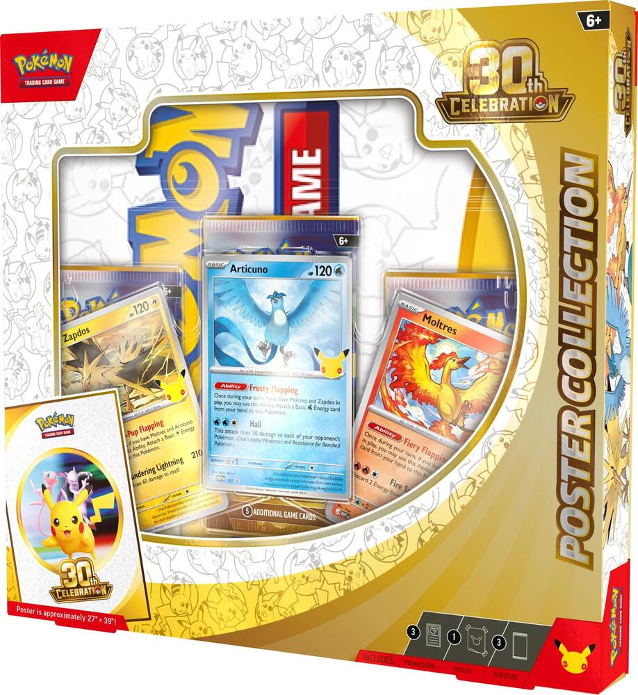Pokemon TCG: 30th Celebration Poster Collection Box