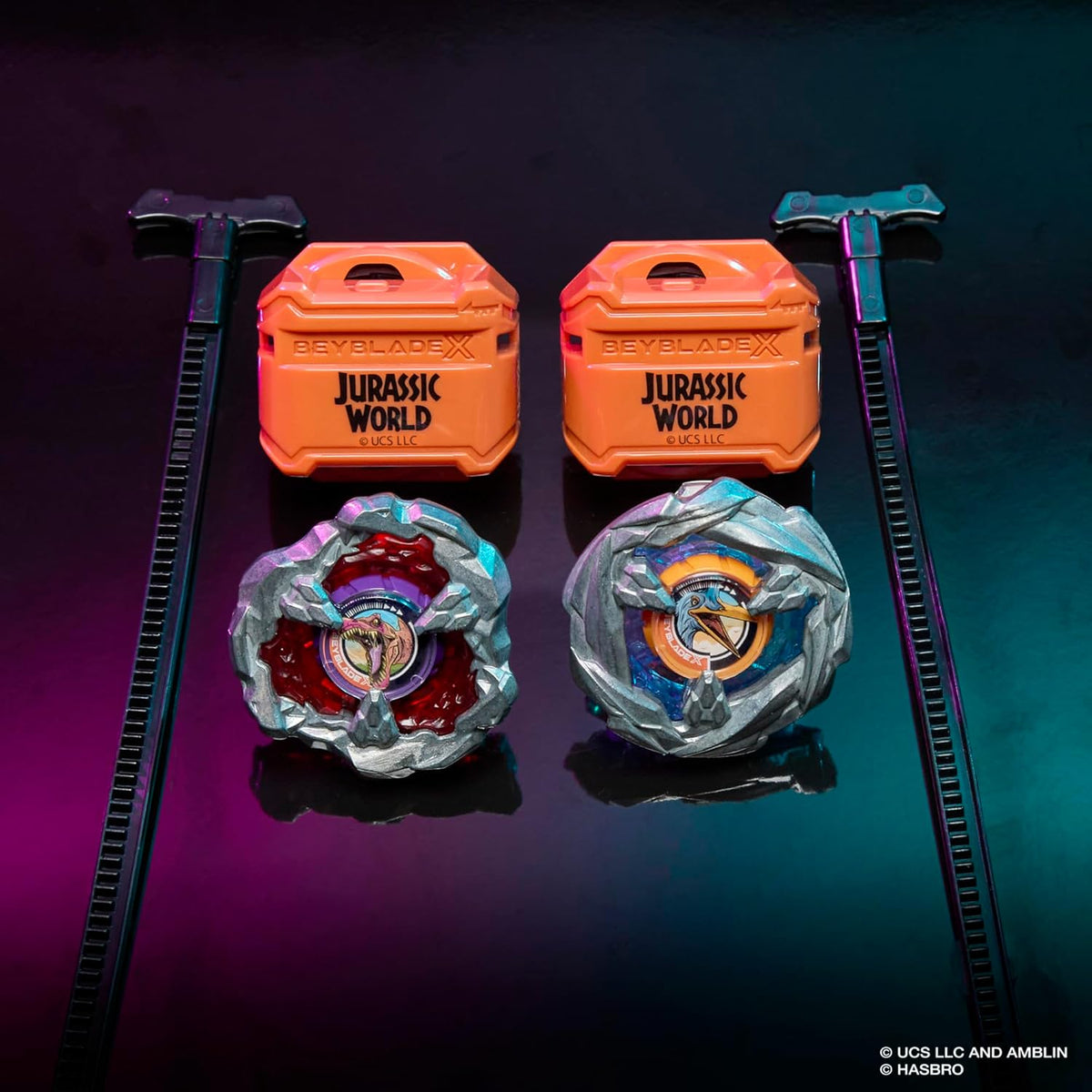 Beyblade X: Jurassic World Collab Spinosaurus vs. Quetzalcoatlus Multipack Set
