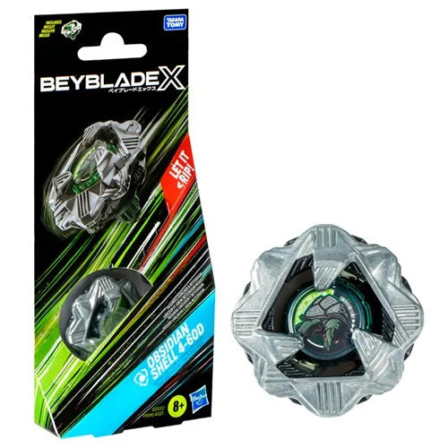 Beyblade X: Obsidian Shell 4-60D Booster Pack Set