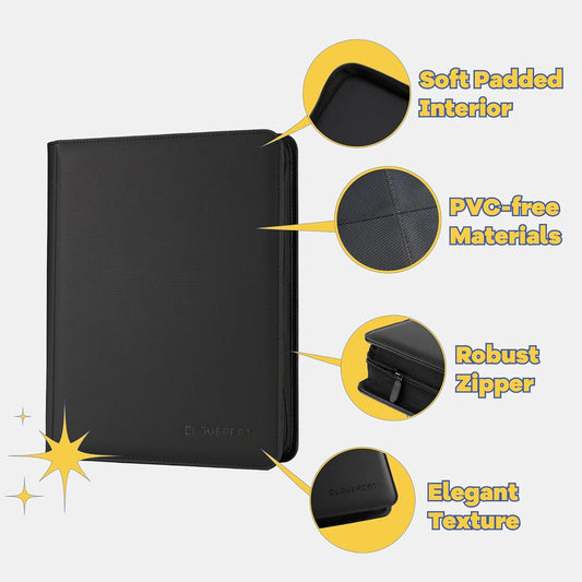 Clovercat: 9-pocket Top Loader Binder with 20 Top Loaders