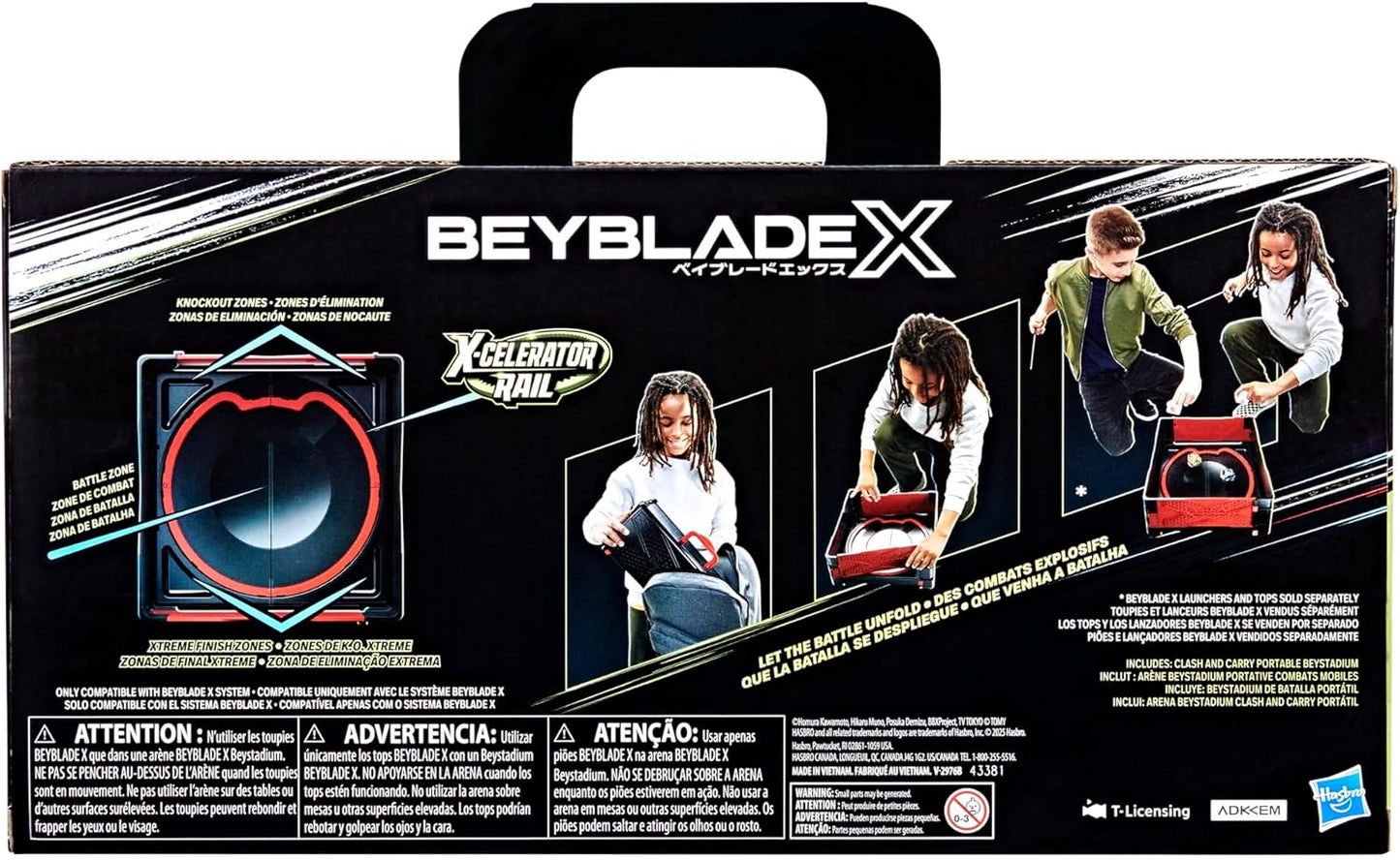 Beyblade X: Clash & Carry Beystadium Battle Arena