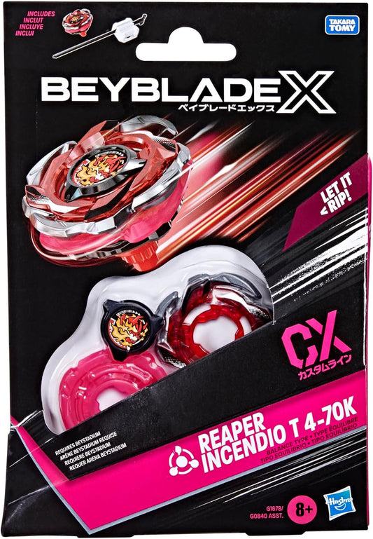 Beyblade X: Reaper Incendio T 4-70K CX Starter Pack Set
