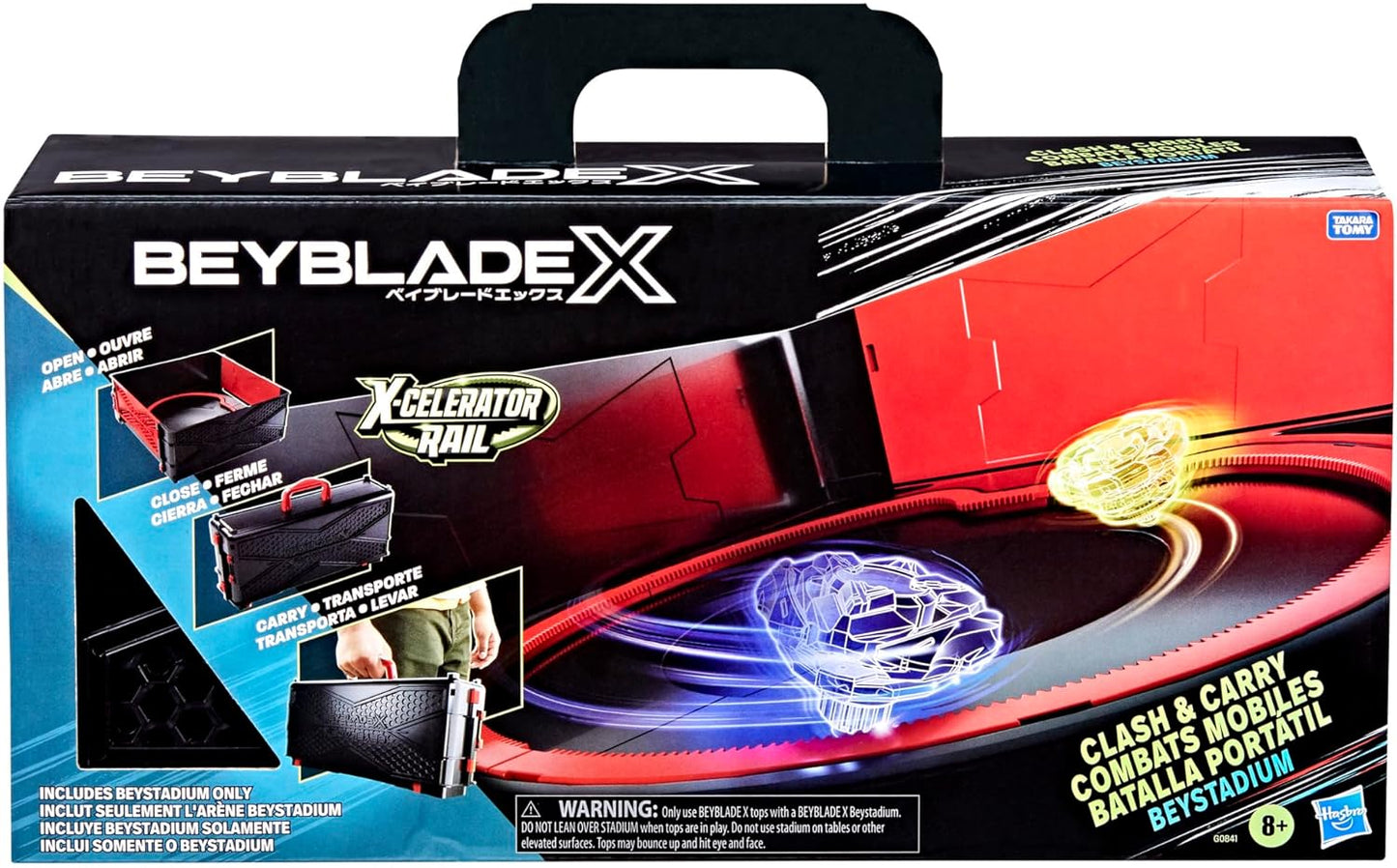 Beyblade X: Clash & Carry Beystadium Battle Arena