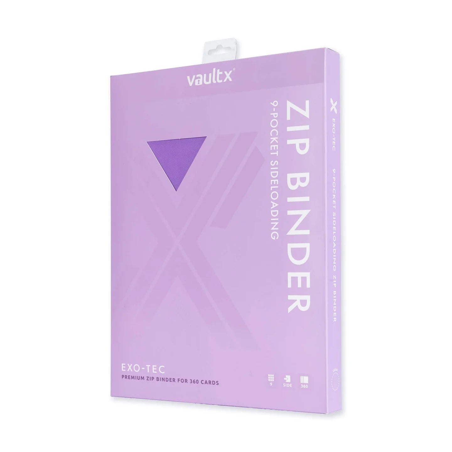 Vault X: 9-Pocket Zip Binder (Just Purple)