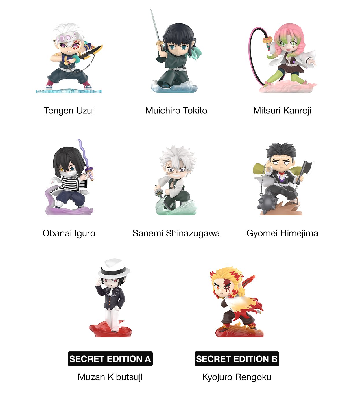 POP MART: Demon Slayer - Kimetsu no Yaiba Battle Series Figures
