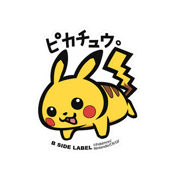 B-Side Label: Pokemon Sticker (Random Design)