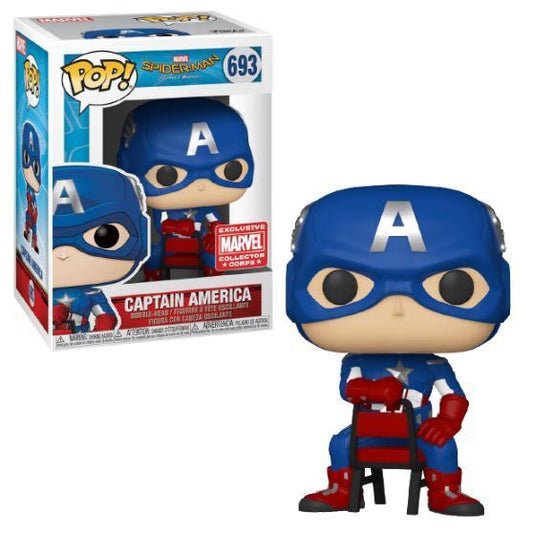 Funko Pop! Marvel Spider-Man: Homecoming - Captain America (MCC Exclusive) #693