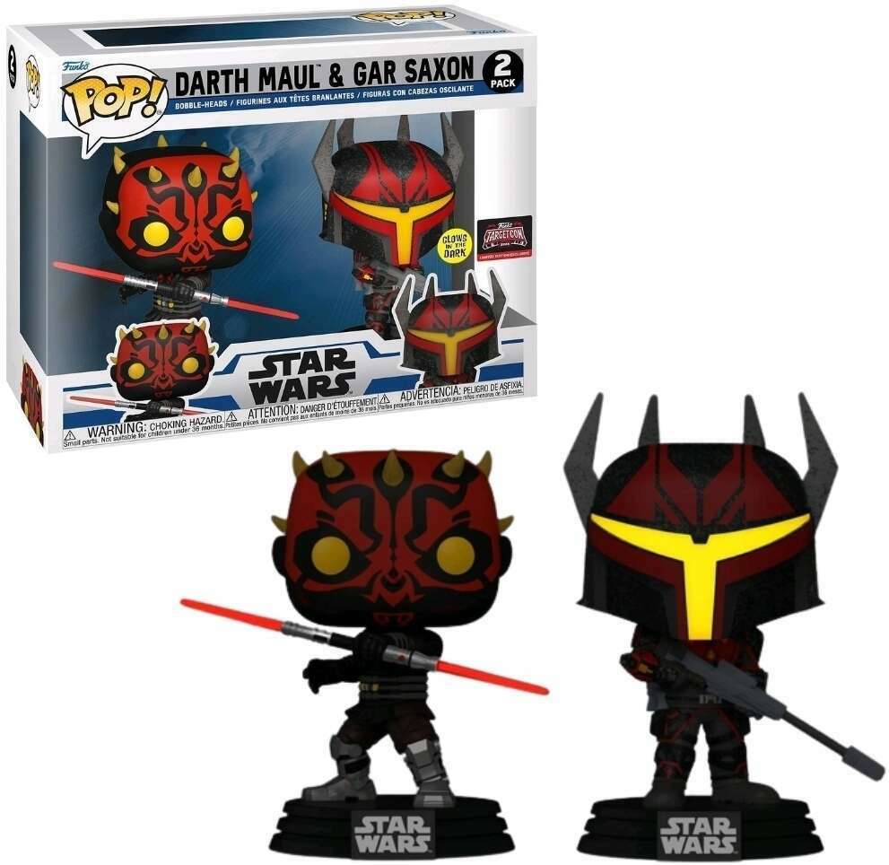 Funko Pop! Star Wars - Darth Maul & Gar Saxon (2023 Targetcon Exclusive) 2-Pack