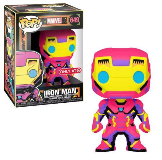 Funko Pop! Marvel - Iron Man (Blacklight) (Target Exclusive) #649