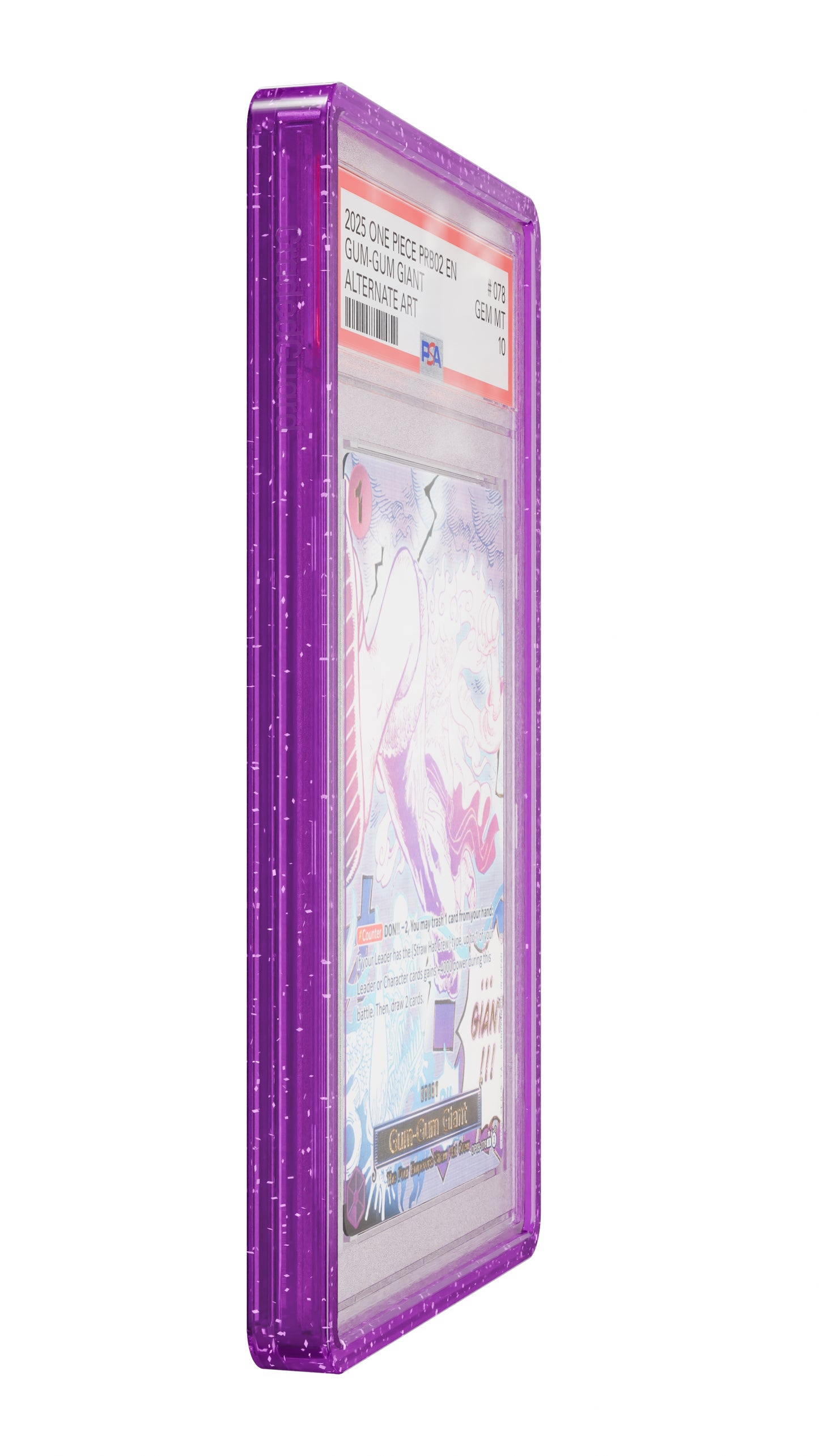 GradedGuard - Purple Glitter Case (PSA)