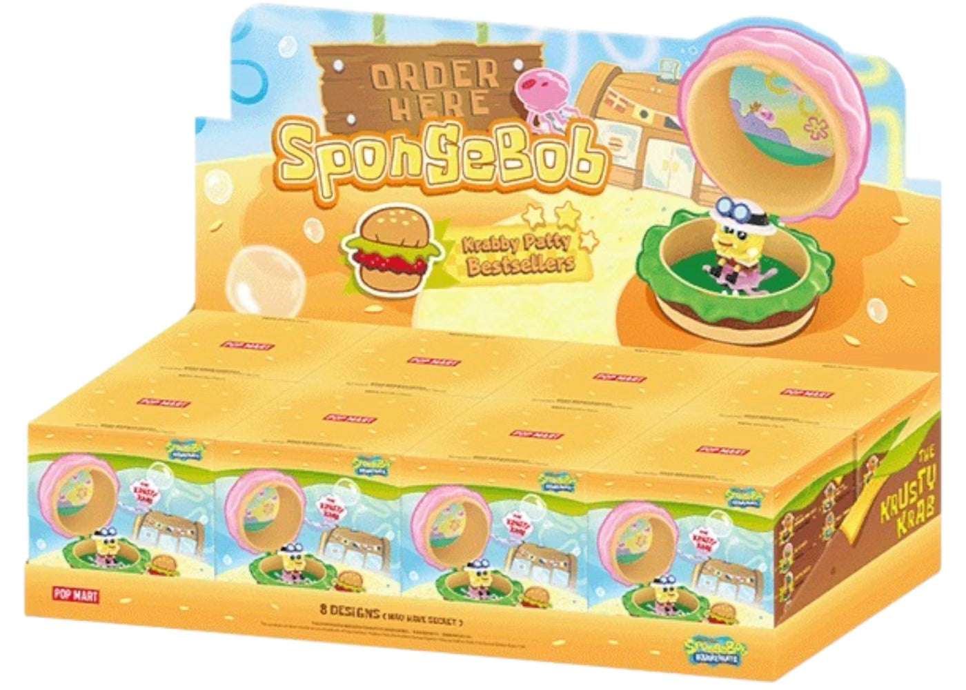 POP MART: Spongebob - Krabby Patty Bestsellers Series Figures