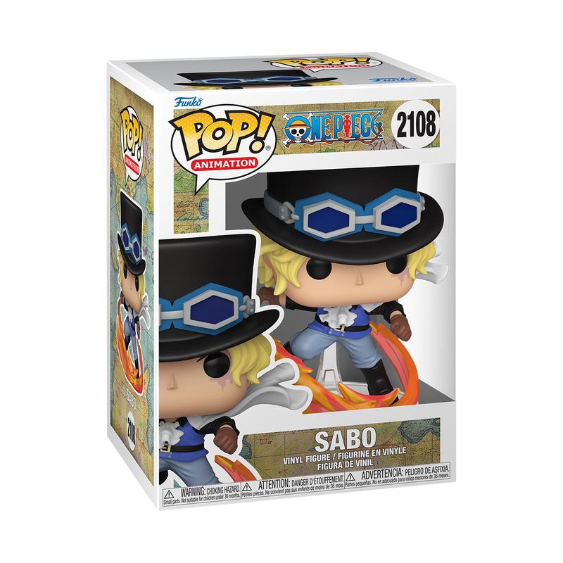Funko Pop! One Piece - Sabo Attacking with Pipe #2108