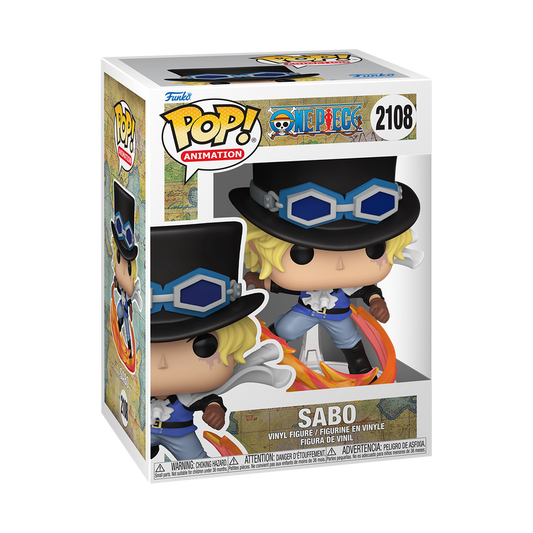 Funko Pop! One Piece - Sabo Attacking with Pipe #2108