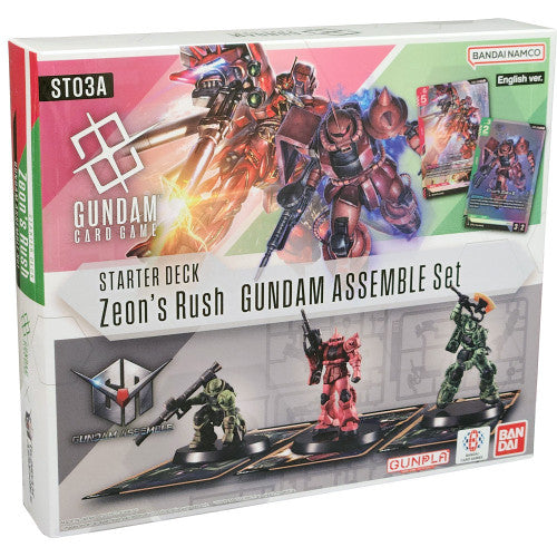 Gundam Card Game - Starter Deck 03: Zeon's Rush (Gundam Assemble Set - ST03)