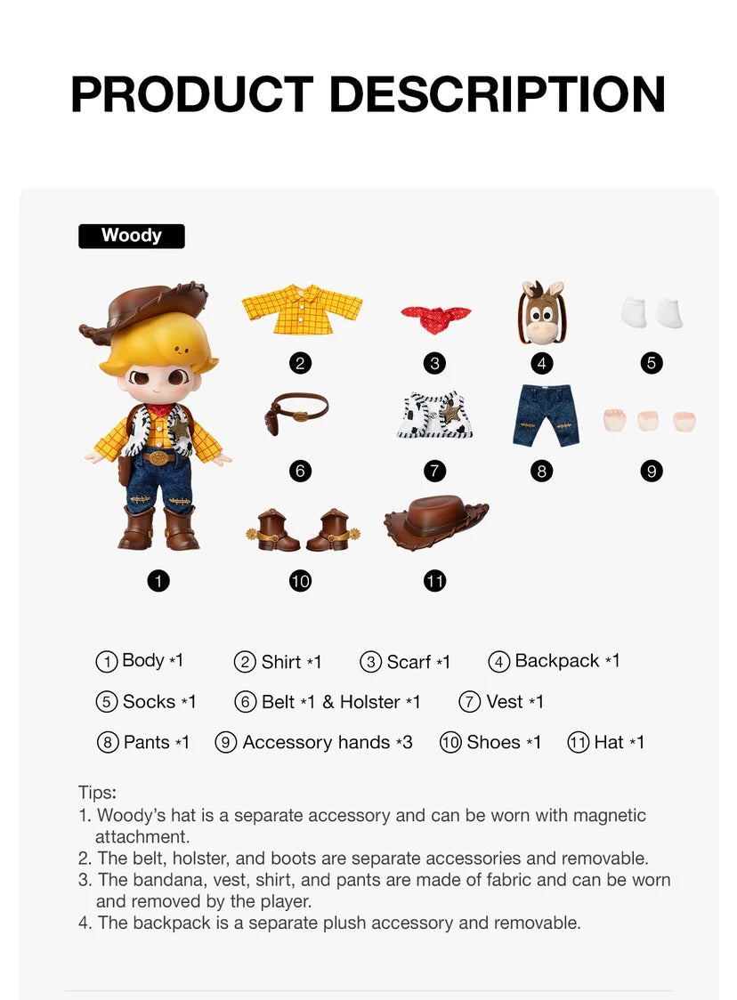 POP MART: Disney Toy Story Series 1/8 Action Figure
