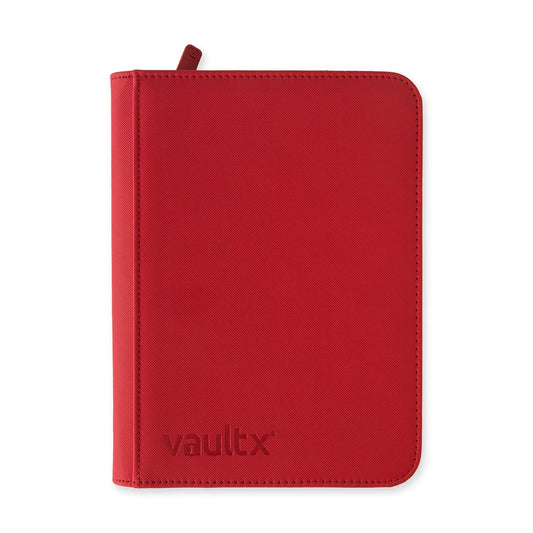 Vault X: 4-Pocket Zip Binder (Fire Red)