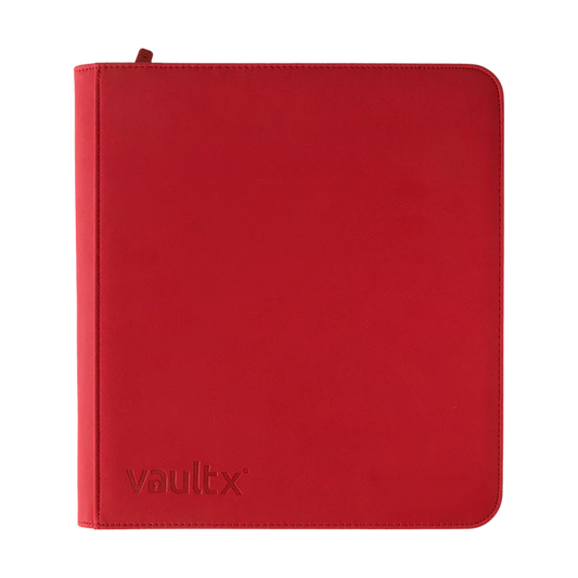 Vault X: 12-Pocket XL Zip Binder (Fire Red)