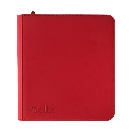 Vault X: 12-Pocket Zip Binder (Fire Red)