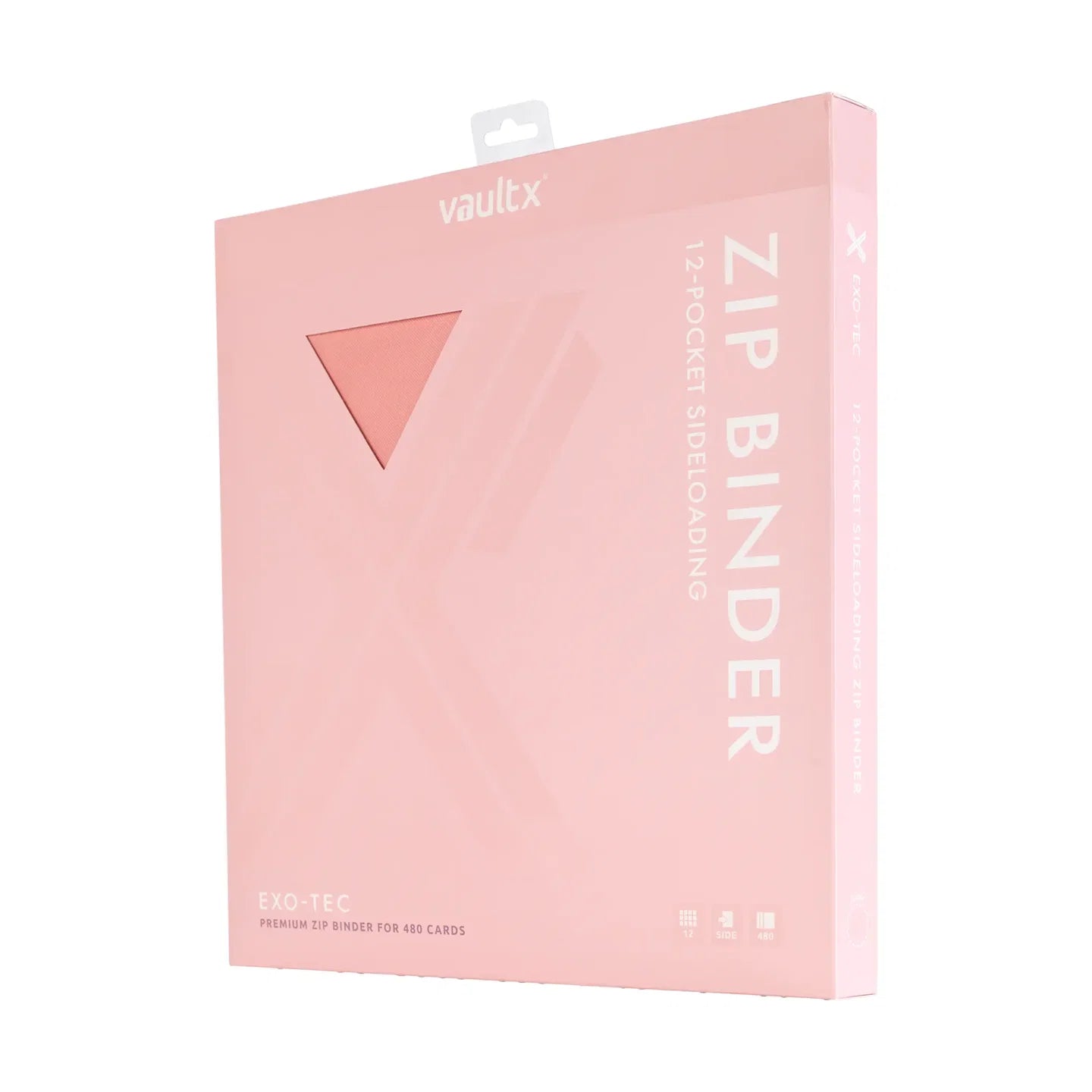 Vault X: 12-Pocket Zip Binder (Just Pink)