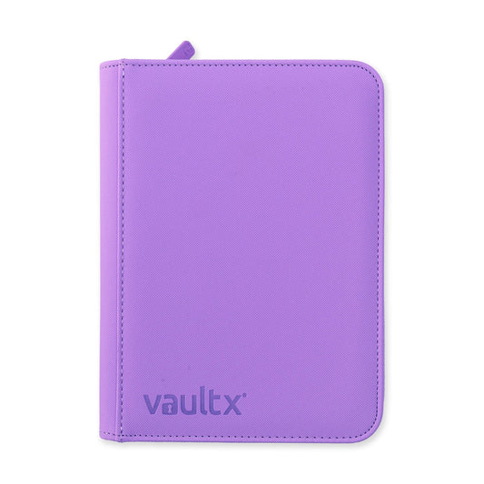 Vault X: 4-Pocket Zip Binder (Just Purple)