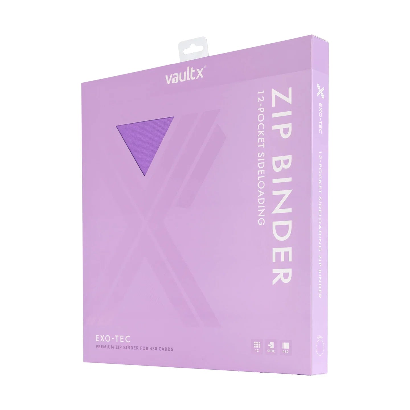 Vault X: 12-Pocket Zip Binder (Just Purple)