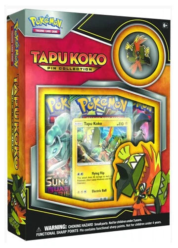 Pokemon Sun & Moon - Tapu Koko Pin Collection