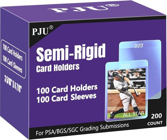 PJU - Semi-Rigid Card Holders (100 count)