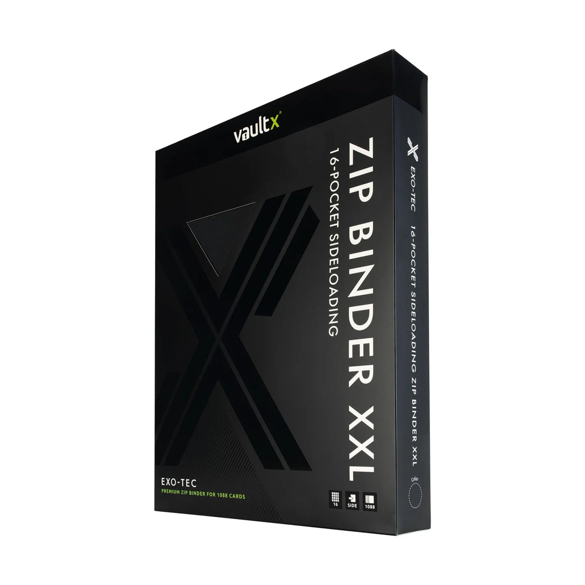 Vault X: 16-Pocket Zip Binder XXL (Signature Black)