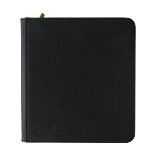 Vault X: 12-Pocket XL Zip Binder (Signature Black)