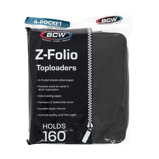 BCW: Z-Folio 4-Pocket LX Toploader Binder