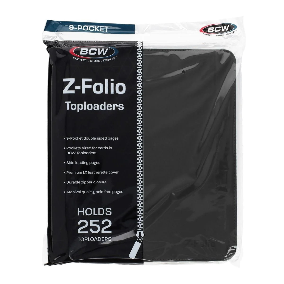 BCW: Z-Folio 9-Pocket LX Toploader Binder