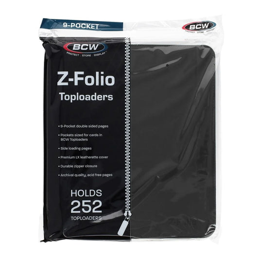 BCW: Z-Folio 9-Pocket LX Toploader Binder