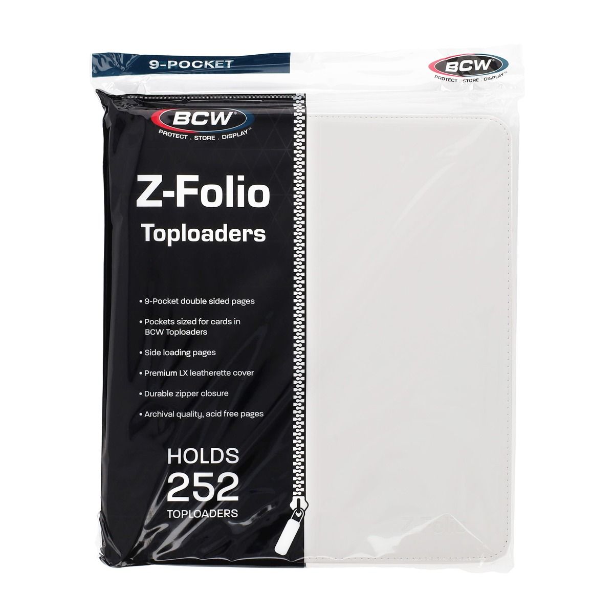 BCW: Z-Folio 9-Pocket LX Toploader Binder